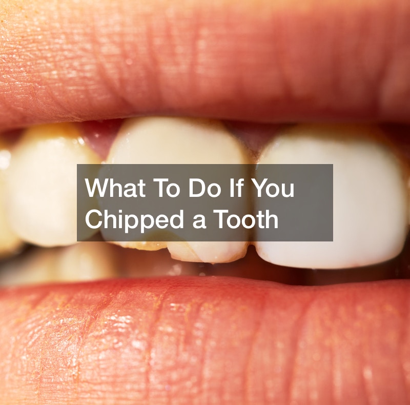 What can a dentist do for a chipped tooth