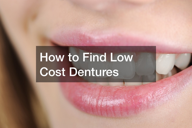 How to Find Low Cost Dentures